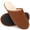 Russet Brown, variant on Men's Slippers with Memory Foam and Non-Slip Rubber Sole Black,11-12 US