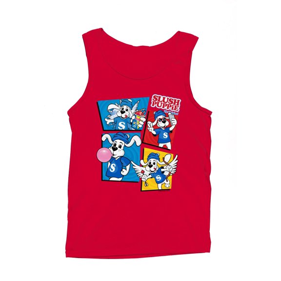 Officially Licensed Slush Puppie Fun Puppie Designs Men's Tank Top