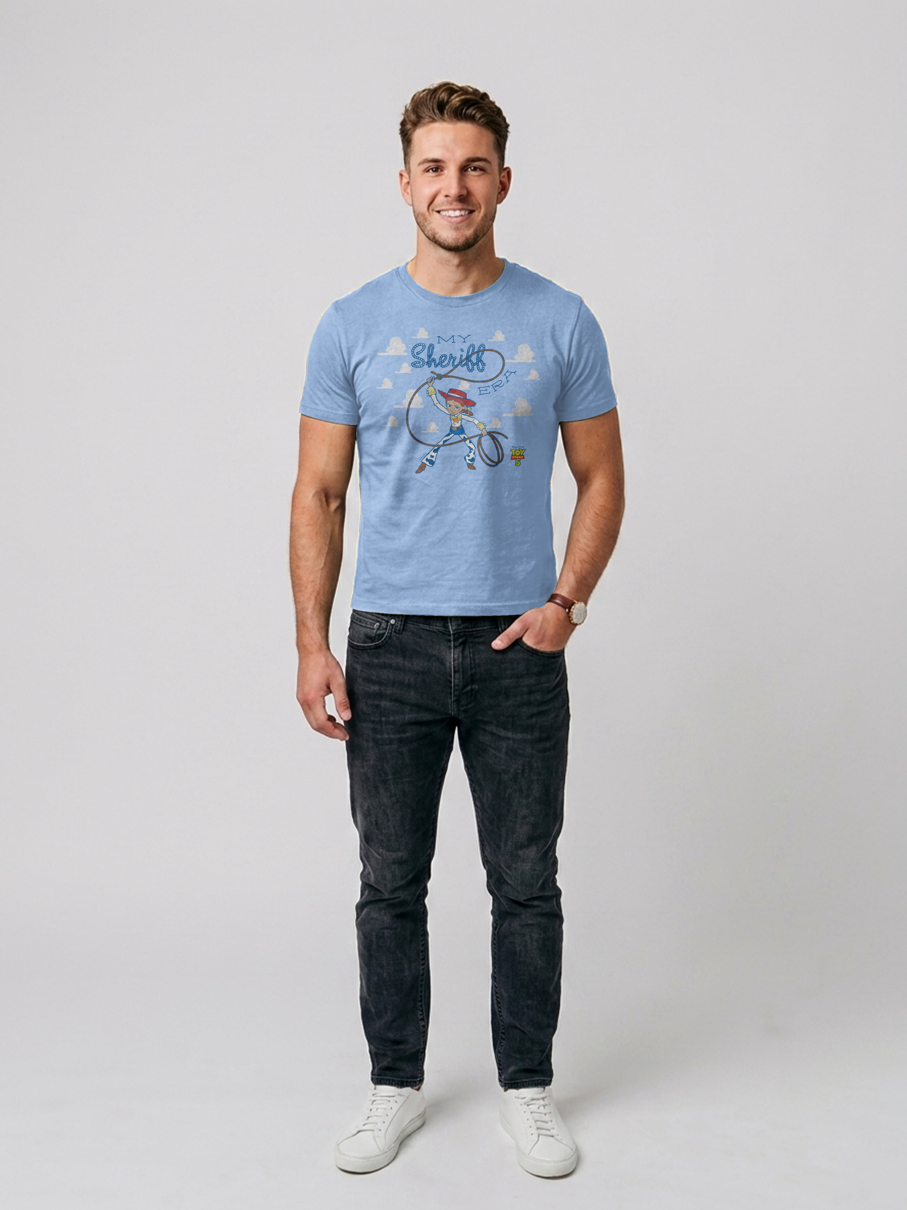 Toy Story "Sheriff Era" Men's & Big Men's Graphic Tee Shirt, Sizes S-3XL