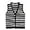 Black, variant on Vest for Women Striped Dressy Tops Cropped Tank Tops 2024 Summer Sleeveless Button Up Cardigan Sweater Vests
