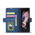 thumbnail image 6 of SaniMore for Samsung Galaxy Z Fold 4 7.6" Magnetic Wallet Case, PU Leather Case with Card Slot & Kickstand Shockproof Protective Case for Samsung Z Fold 4 Women Men, Blue, 6 of 6