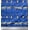 Royal Blue, variant on Soimoi Blue Cotton Duck Fabric Penguin & Stripe Animal Printed Fabric 1 Yard 42 Inch Wide