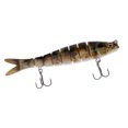 thumbnail image 4 of Señuelos Flotantes De Cebo Flotantes De Plástico De 8 Secciones Señuelos De Crankbait De 8 Secciones C2355 Sunnimix Señuelos de pesca de múltiples secciones, 4 of 7
