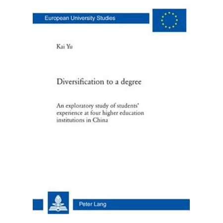 Diversification To A Degree An Exploratory Study Of