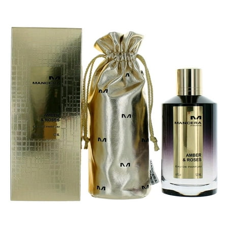 Mancera Amber & Roses by Mancera Eau De Parfum Spray (Unisex) 4 oz for Women