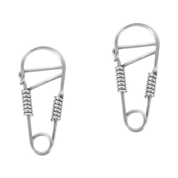 2 PCS Key Chain Metal Clips Hooks Car Holder Keychain Christmas for Men Small Carabiner Keys Snap Stainless Steel Man