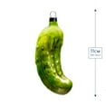 thumbnail image 2 of Marolin Manufaktur "Large Pickle" Glass Christmas Tree Ornament, 2 of 2