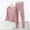 Suit-543Pink, variant on Gamivast Long Johns for Women Thermal Set Crew Neck Long Sleeve Top & Bottoms Base Layer Winter Warm Underwear Soft Sleepwear Cold Weather