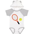thumbnail image 3 of Inktastic Tennis Racket and Ball Boys or Girls Baby Bodysuit, 3 of 5