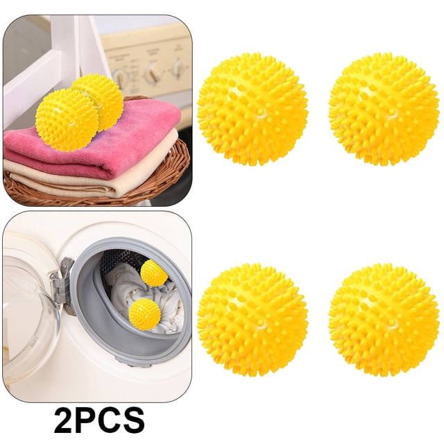 4 Uds Bolas Secadoras Ropa Suavizante Telas para Lavadora Limpieza