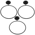 thumbnail image 1 of HLONK 3 Pcs Wall Mounted Ball Stand Basketball Display Hoop Rack Bracket, 1 of 8