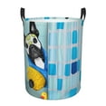 thumbnail image 1 of Fotbe French Bulldog Dog in a Bathtub Cesto de Ropa con Asas, Cesto Impermeable de Gran Capacidad, Bolsa de Lavado para Dormitorio, Cesto de Ropa con Ruedas y Asas-Medium, 1 of 6
