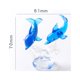 thumbnail image 2 of Figuras coleccionables de delfines dobles de cristal, adornos de criaturas marinas, 2 of 5
