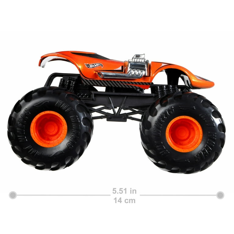 ホットウィール1/24 スケール　モンスタートラックス - ツインミル Amazon.com: Hot Wheels Monster Trucks Twin Mill die-cast 1