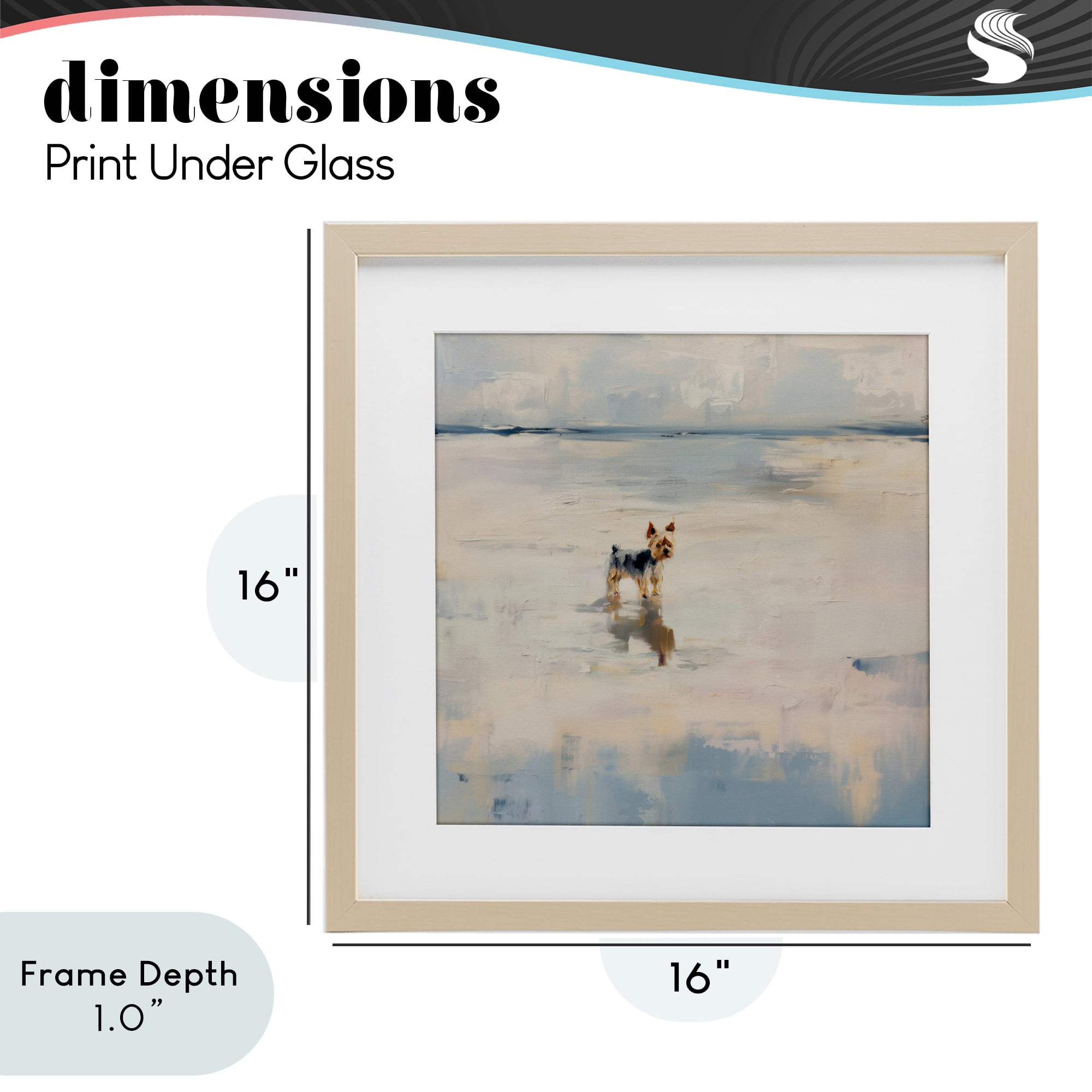 Stupell Industries Quiet Moment By The Sea Birch Framed Print Under Glass, design by Svetlana Aleynikova