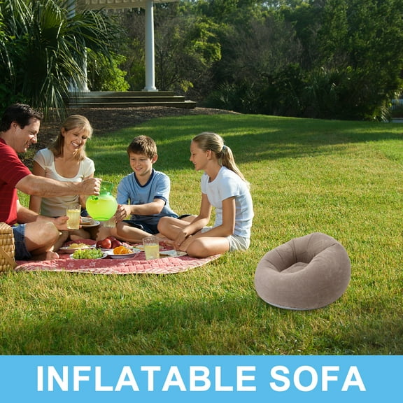 LEXSOMEO 1 Set Inflatable Sofa Chair Inflatable Beanbags Chair Bean Bag Couch Chair for Home
