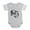 Heather Gray, variant on CafePress - Gothic Skull Initial I - Cute Infant Baby Football Bodysuit