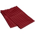 thumbnail image 1 of King Striped Pillowcases Wrinkle Free Microfiber,2-Piece Set,Burgundy, 1 of 1