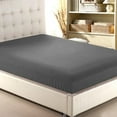 thumbnail image 4 of Pompotops White Mattress Pad, Cotton Mattress Protector, Mattress Cover Classic Fitted 100 % Cotton Fitted Sheet In Many Colours 90 X 200cm, 4 of 7