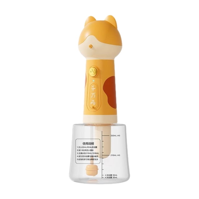 Pulverizador de espuma de limpieza de perros eléctrico automático para batillo jabón para perros dispensador de champú de champú para gatos perros de