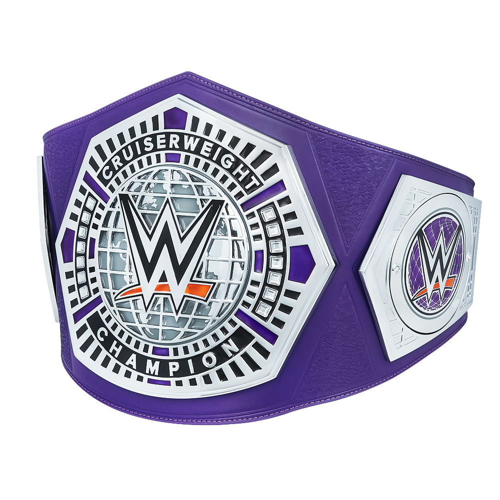 Wwe Official Wwe Authentic Cruiserweight Championship Replica Title Belt Silver Walmart Com Walmart Com