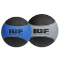 thumbnail image 1 of Iron Body Fitness Deluxe Rubber Medicine Ball Set, 8 lb and 15 lb Training Balls, 1 of 7