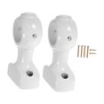 thumbnail image 1 of 2 soportes para barra de cortina, soporte de madera para barra de cortina, soportes para barra de cortina para dormitorio Blanco, 1 of 9