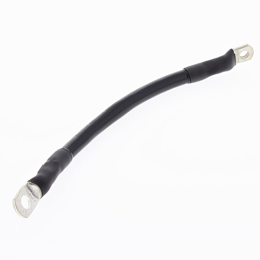 All Balls Universal 8" Black Battery Cable (781081) with Terminals