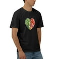 thumbnail image 2 of Fruits And Vegitables Cotton T-Shirt Black Large, 2 of 5