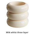 thumbnail image 2 of Storage Case Pencil Box Desk Stand  Smooth Surface Long-lasting Convenience Multipurpose Exquisite Home Supplies White Three Layers, 2 of 9