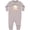 AC-Heather Grey, variant on Jesus Loves Me Lamb Baby Fleece Romper