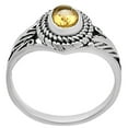 thumbnail image 5 of Natural Citrine 925 Sterling Silver Ring s.5 Jewelry DGR1131_B_5 R-1044, 5 of 6
