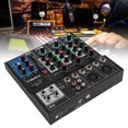 thumbnail image 1 of 4 Channel Professional Mixer, USB Sound Mixer Wide Compatibility Balanced XLR Input  for Stage Performance, 1 of 7