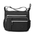thumbnail image 2 of zttd women shoulder handbag roomy multiple pockets bag ladies crossbody purse fashion tote top handle satchel a, 2 of 5