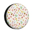 thumbnail image 1 of Fotbe Dessert Funda de Llanta de Repuesto con Estampado, Engrosada, Ajuste Universal para Jeep, Remolque, RV, SUV, Camión-14 inch, 1 of 6