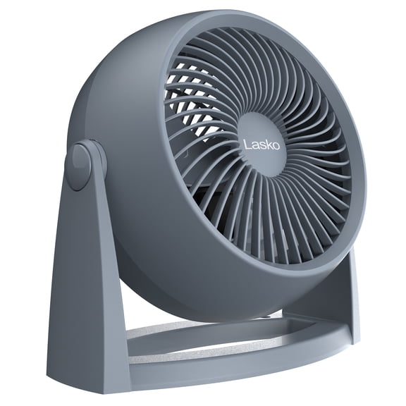 Lasko Whirlwind Tilt 12" Table Fan, Wall Mount, 3-Speed, Tilting Head, Slate, A12107