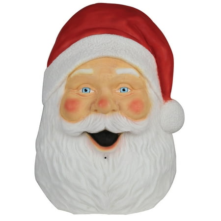 - Santa Plaque with Sound and Lights Christmas Decoration