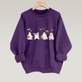 thumbnail image 2 of Certgust Usa Sweatshirt Women Under $10 Womens Pullover Funny B Print Long Sleeved O Neck Fashion Warm Autumn Winter Sweatshirt Tops, 2 of 8