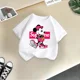 thumbnail image 3 of Camiseta de algodón de verano para niños de la marca Disney, linda y divertida camiseta de dibujos animados de Minnie para niño y niña, ropa informal de moda urbana para niños, 3 of 5