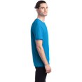 thumbnail image 1 of Hanes T-Shirt Col Rond pour Hommes EcoSmart, Turquoise 2TG, 1 of 2
