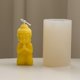 thumbnail image 1 of Molde de vela de estatua de Buda, herramientas de fabricación de cera aromática, molde de silicona 3D para fiesta de Ramadán - Tathagata Soledad molde de vela de silicona, 1 of 9