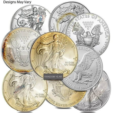 1 oz Silver American Eagle (Cull, Damaged, Circulated, Cleaned)