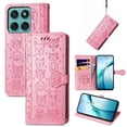 thumbnail image 3 of Funda Cartera FOXDOCK para Motorola Edge 60 , Flip PU con Relieve de Gatos y Perros, Tarjetero y Soporte, 3 of 6