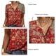 thumbnail image 4 of Jersey con cuello de botones para mujer,Camiseta con cuello de botones para mujer,Top de verano para mujer,Camiseta con cuello de botones para mujer,alta capacidad, 4 of 5