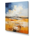 thumbnail image 2 of Designart "Gold and Sky Yellow Blue Prairies V" Prairies Wall Art Print, 2 of 5