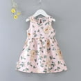 thumbnail image 2 of MEZZALL Girls' Dresses Summer Floral Dress Sleeveless Casual Dress For Children 1 7 Years 18-24 Months Soft Baby Sundress, 2 of 4