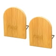 thumbnail image 3 of Wooden Book Stoppers, Portable Wooden Bookends  for Office Small,Large, 3 of 8