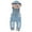Light Blue-1802, variant on KIDSCOOL SPACE Baby Denim Overall,Hooded Little Kid Jean Jumper,Light Blue,3-4 Years
