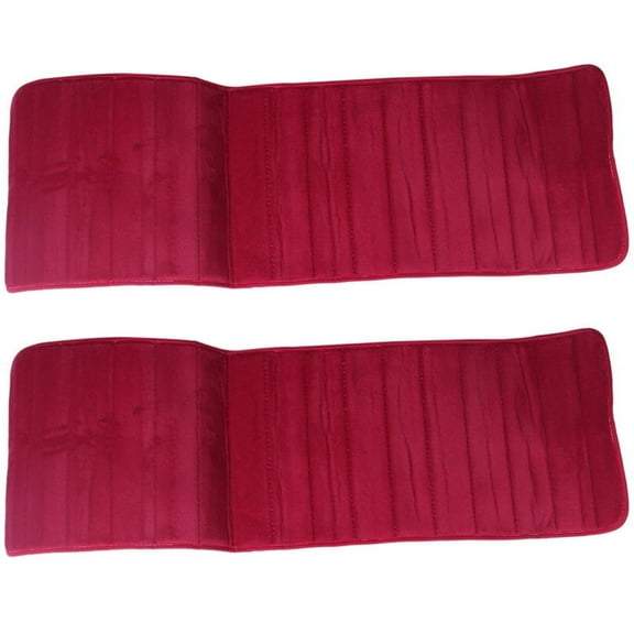 2024 TOP! 2X 120x40cm Absorbent Nonslip Memory Foam Kitchen Bedroom Door Floor Mat Rug Carpet Date-red