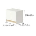 thumbnail image 3 of Hogar y cocina, Caja de toallas de papel para montar en la pared del baño, rollo de papel sin perforar para el hogar, caja de extracción de toallitas para montar en la pared del baño, rodillos de pape, 3 of 6